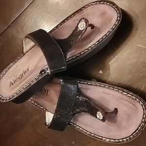 Alegria Carina Shoes Women's Size 42 US 10.5 Leather Sandals
